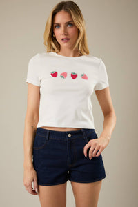 Summer Strawberry Patch Tee