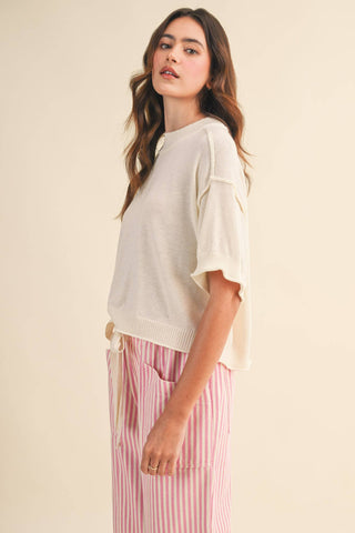 Sunday Morning Sweater Tee - Sugar Co.