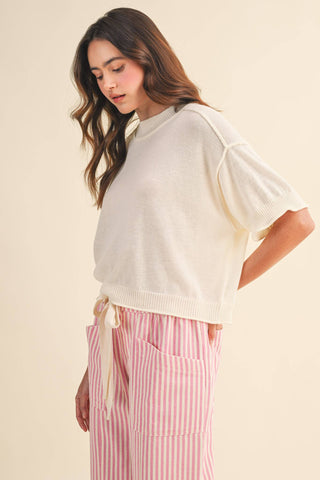 Sunday Morning Sweater Tee - Sugar Co.