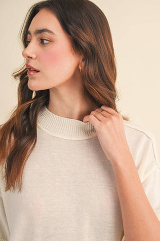 Sunday Morning Sweater Tee - Sugar Co.