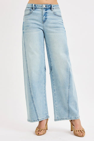 Sunday Stroll Slouch Barrel Jean Light - Sugar Co.