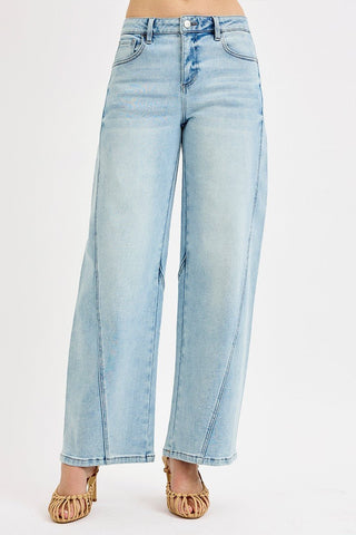 Sunday Stroll Slouch Barrel Jean Light - Sugar Co.