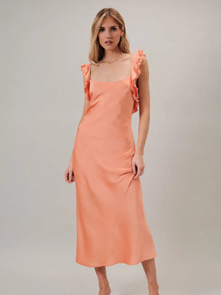 Sunset Soirée Satin Dress - Sugar Co.