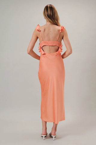 Sunset Soirée Satin Dress - Sugar Co.