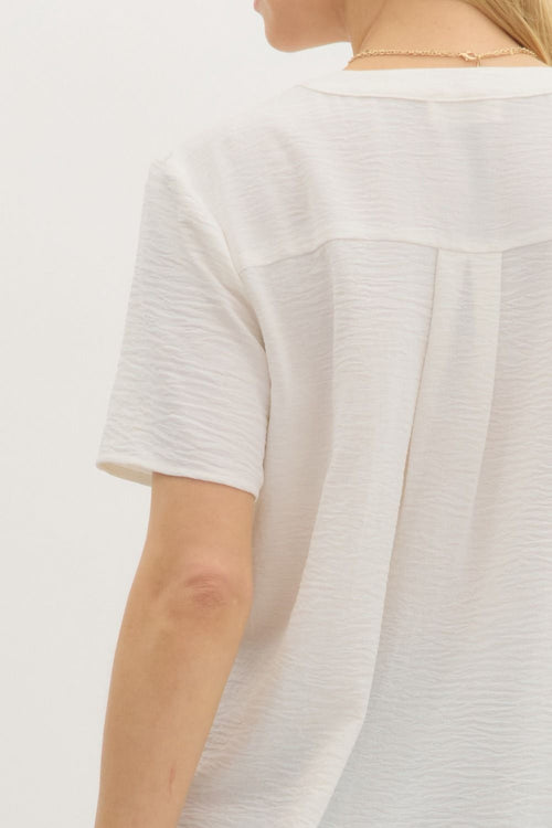 Sutton Blouse White - Sugar Co.
