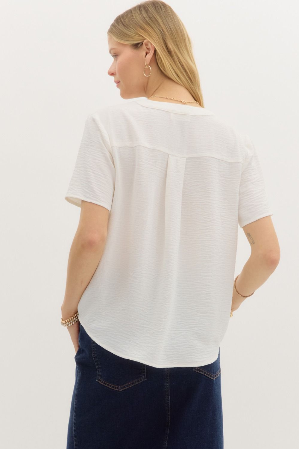 Sutton Blouse White - Sugar Co.