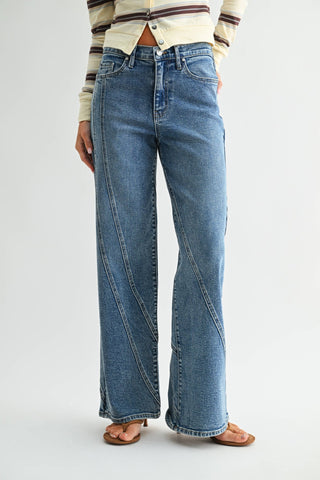 Sutton Seamed Straight Jeans - Sugar Co.