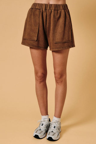 Sutton Washed Terry Shorts - Sugar Co.