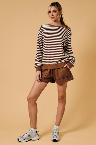 Sutton Washed Terry Shorts - Sugar Co.
