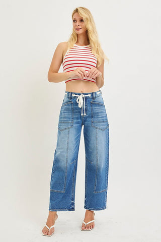 Sweet Sailor Barrel Jeans - Sugar Co.