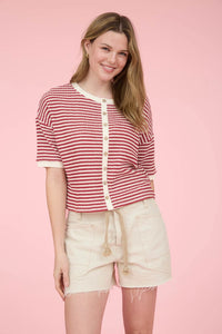 Sweetheart Stripe Top