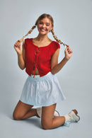 Sweetie Tie Top Mint - Sugar Co.