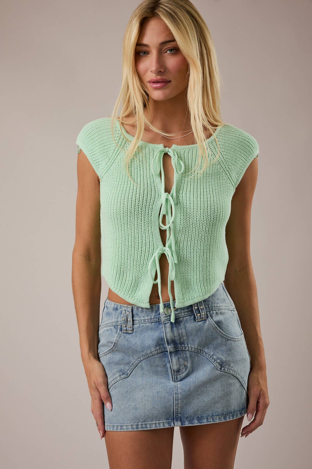 Sweetie Tie Top Mint