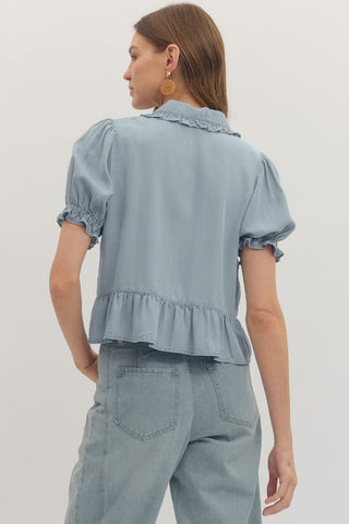 Sweetwater Ruffle Top - Sugar Co.