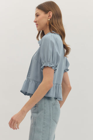 Sweetwater Ruffle Top - Sugar Co.