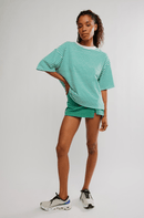 Tackle Stripe Tee Green Glow - Sugar Co.