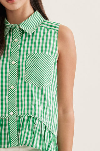 Take a Stroll Gingham Top - Sugar Co.