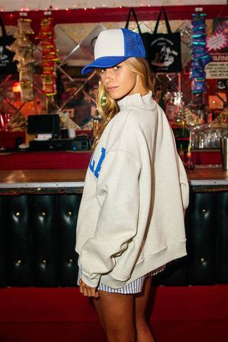 Tequila Reversible Mock-Neck Sweatshirt - Sugar Co.
