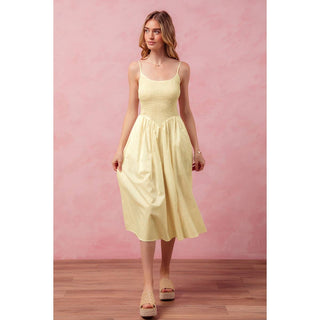 The Buttercream Breeze Midi Dress - Sugar Co.