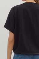 The Cinch & Go Top Black - Sugar Co.