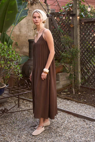 The Cocoa Breeze Maxi Dress - Sugar Co.