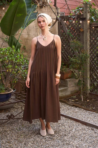 The Cocoa Breeze Maxi Dress - Sugar Co.
