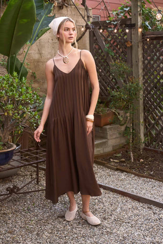 The Cocoa Breeze Maxi Dress - Sugar Co.