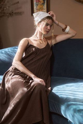 The Cocoa Breeze Maxi Dress - Sugar Co.