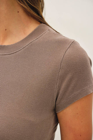 The Core Tee Dark Brown - Sugar Co.