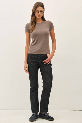 The Core Tee Dark Brown - Sugar Co.