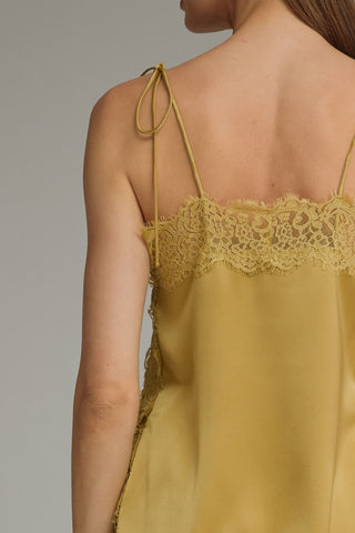 The Keepsake Lace Cami Dijon - Sugar Co.