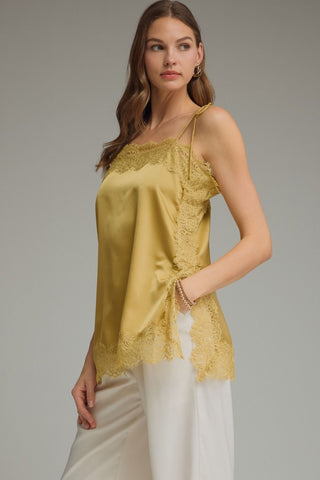 The Keepsake Lace Cami Dijon - Sugar Co.