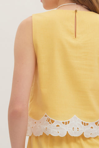 The Lemon Drop Scallop Tank - Sugar Co.