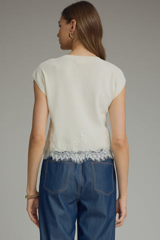 The Sweet Grace Lace Sweater - Sugar Co.