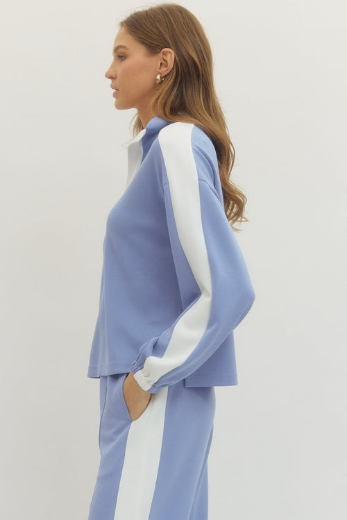 Toby Top Light Blue - Sugar Co.