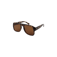 Tortoise Square Aviator Sunglasses