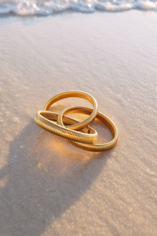 Triple Stack Bracelet - Gold - Sugar Co.