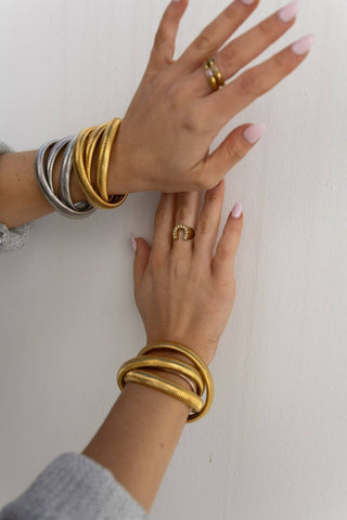 Triple Stack Bracelet - Gold - Sugar Co.