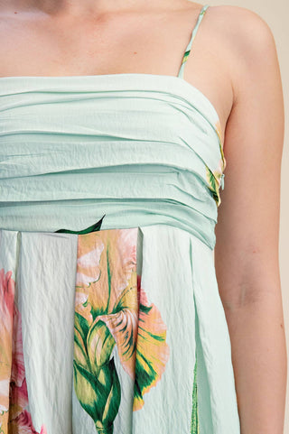Tropical Wide - Leg Floral Jumpsuit - Sugar Co.