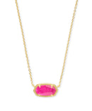 Elisa Pendant Necklace in Gold Azalea Illusion