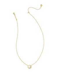 Volleyball Gold Short Pendant Necklace
