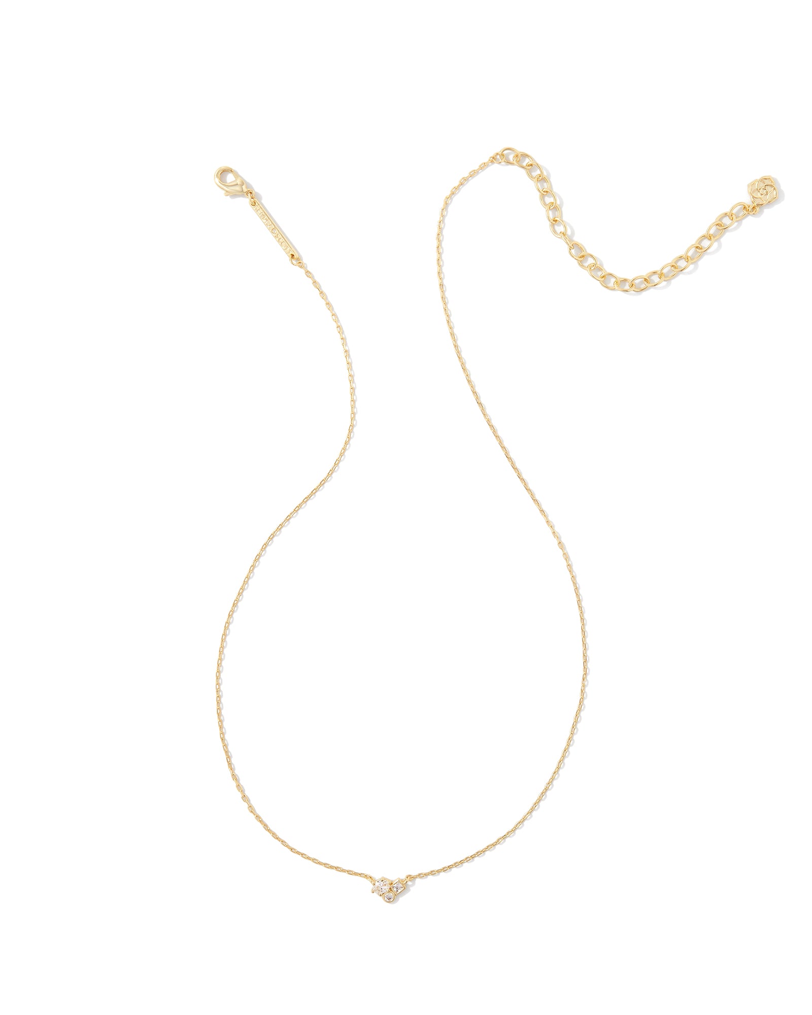 Henry Short Pendant Necklace in Gold