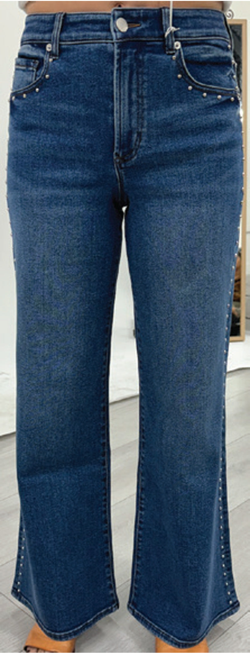 Micah Stud Seam Straight