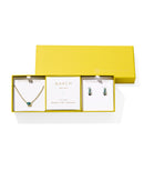 Cailin Birthstone Gift Set March Aqua Crystal