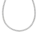 Bella Tennis Necklace Silver