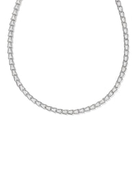 Bella Tennis Necklace Silver