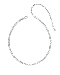 Bella Tennis Necklace Silver