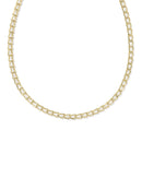 Bella Tennis Necklace Gold