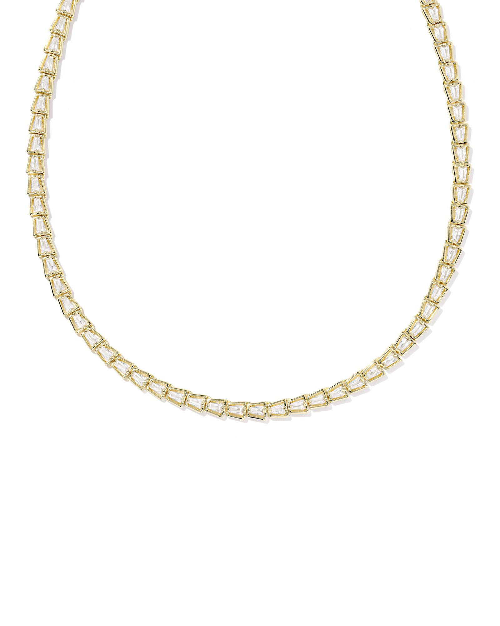 Bella Tennis Necklace Gold