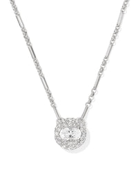 Bella Silver Short Pendant Necklace